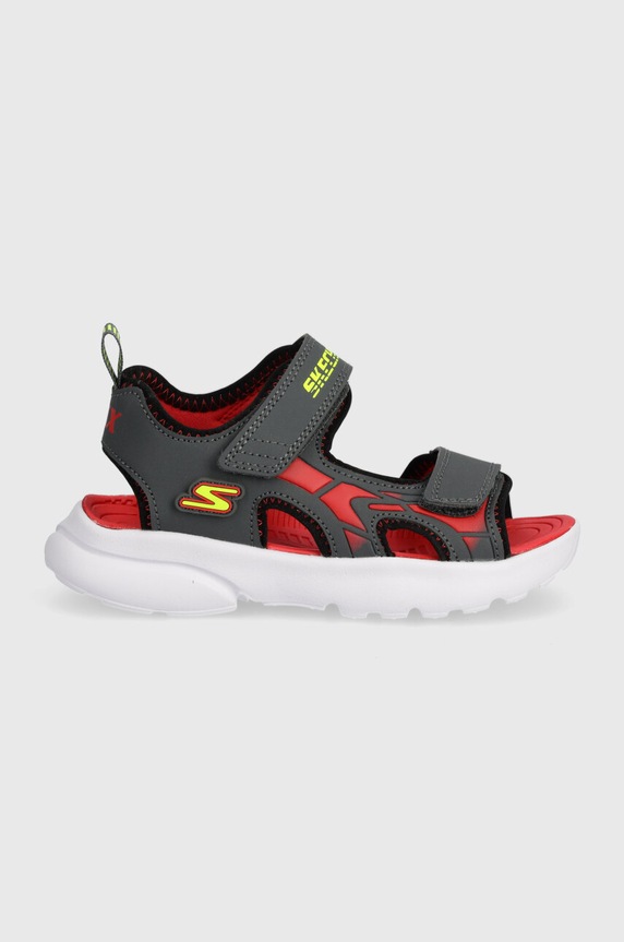 Skechers sandały dziecięce RAZOR SPLASH 406513L szary SS24