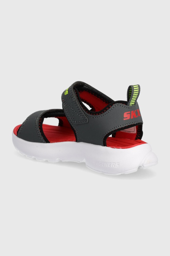 Chłopiec Skechers sandały dziecięce RAZOR SPLASH 406513L szary