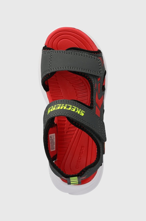 Skechers sandały dziecięce RAZOR SPLASH szary 406513L
