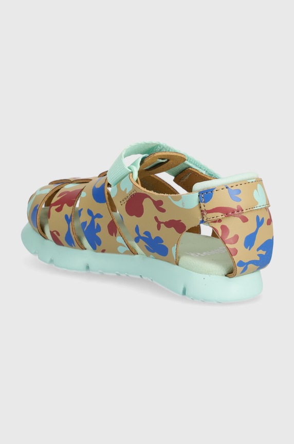 Dječaci Dječje kožne sandale Camper K800489.K zelena