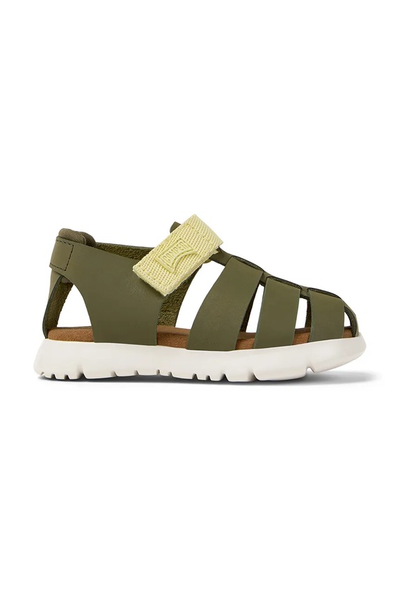 Camper sandali in pelle bambino/a verde K800489.K