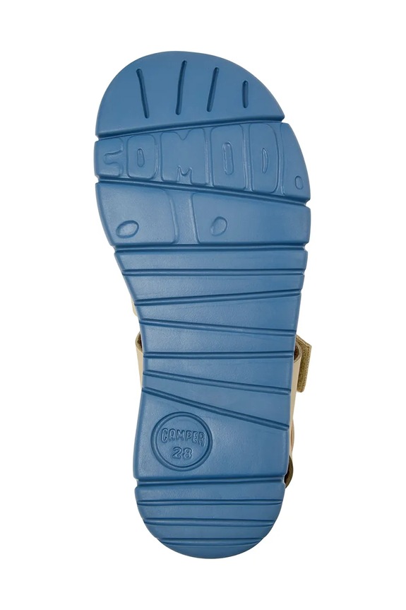 Παιδικά δερμάτινα σανδάλια Camper K800242.25.34 μπεζ