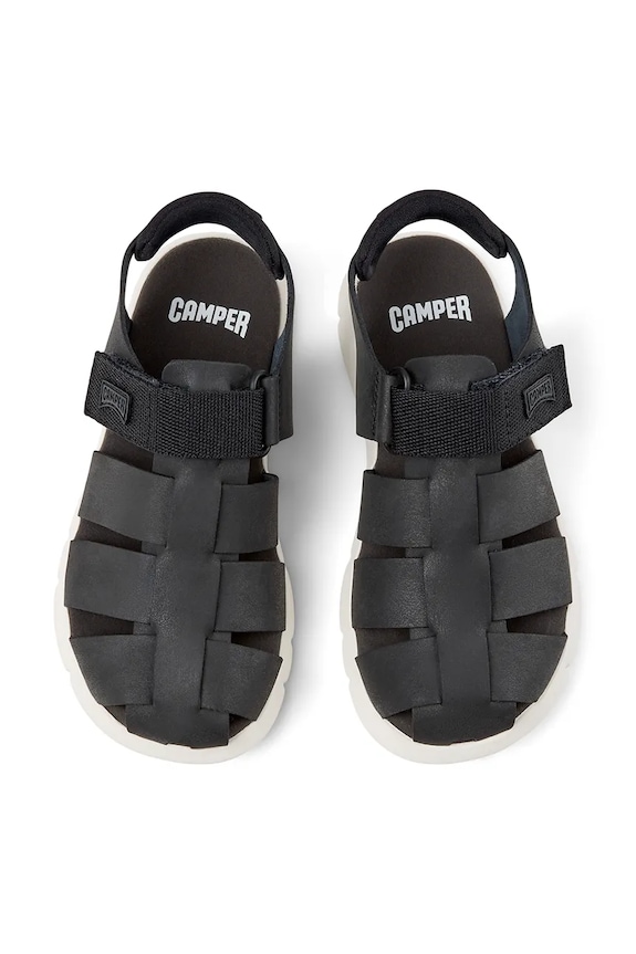 Dječje kožne sandale Camper crna K800242.25.34