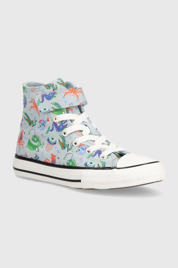 Converse trampki dziecięce CHUCK TAYLOR ALL STAR 1V wysoka niebieski A03585C