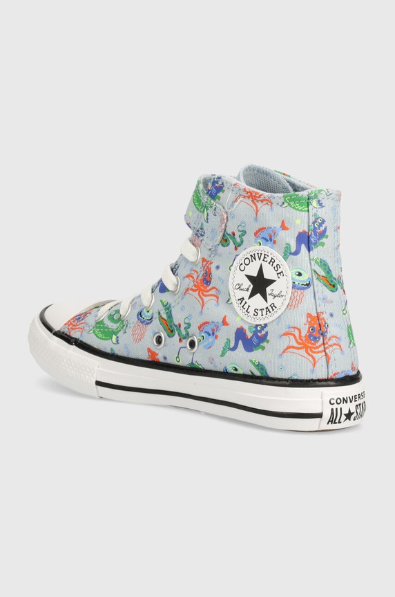 Chłopiec Converse trampki dziecięce CHUCK TAYLOR ALL STAR 1V A03585C niebieski