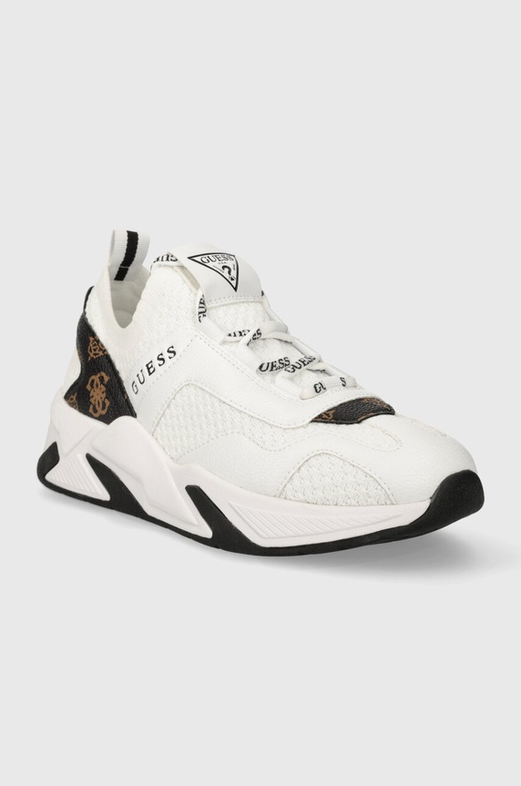 Guess sneakersy GENIVER2 FLPGE2.FAL12.WHIBR biały SS24