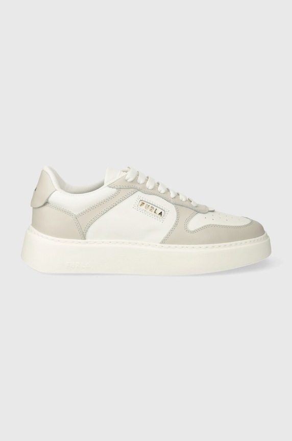 Furla sneakersy skórzane Sport platforma biały YH60SPT.BX2752.2865S