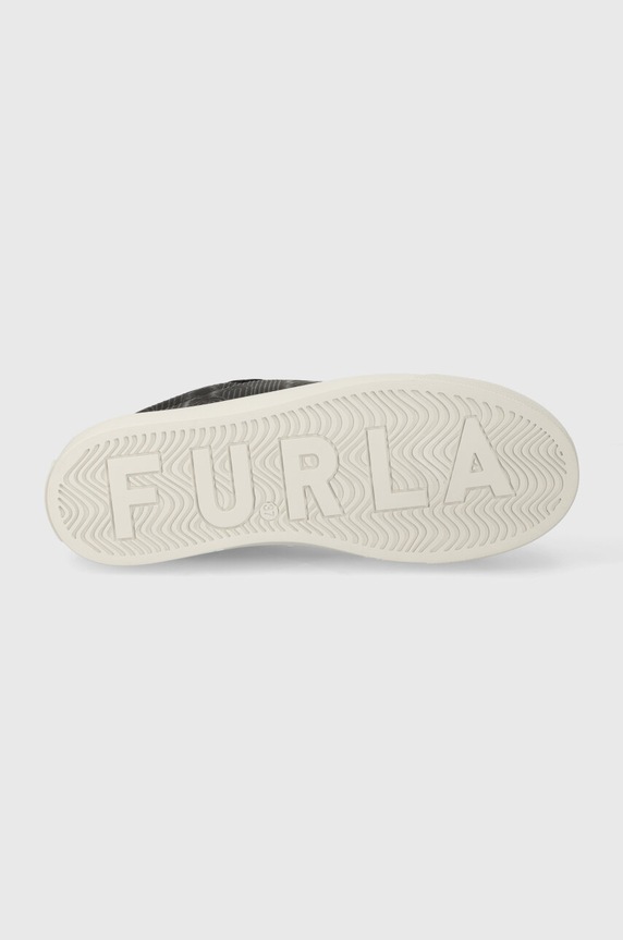 Furla sneakersy skórzane Joy YH57FJO.BX2763.O6000 czarny