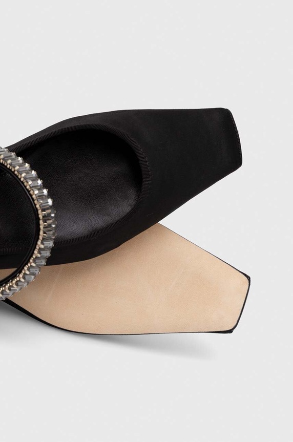 Tory Burch balerina Crystal Ballet 154323.001 fekete