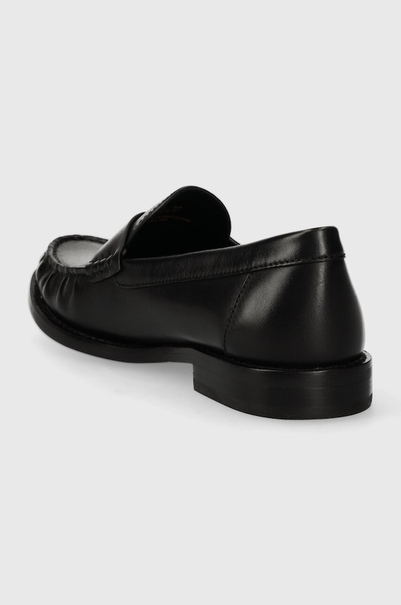 Boty Kožené mokasíny Coach Jolene CK017.BLK černá