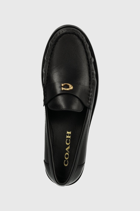 Kožené mokasíny Coach Jolene černá CK017.BLK