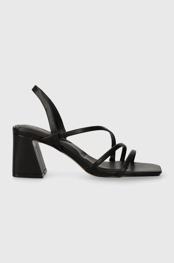 Aldo sandali ATLANTICUS finta pelle fiore nero 13706599.ATLANTICUS