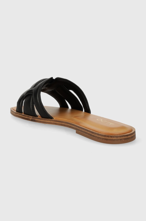 Обувь Кожаные шлепанцы Aldo ELENAA 13706552.ELENAA чёрный