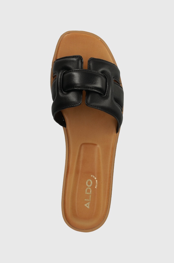 Кожаные шлепанцы Aldo ELENAA чёрный 13706552.ELENAA