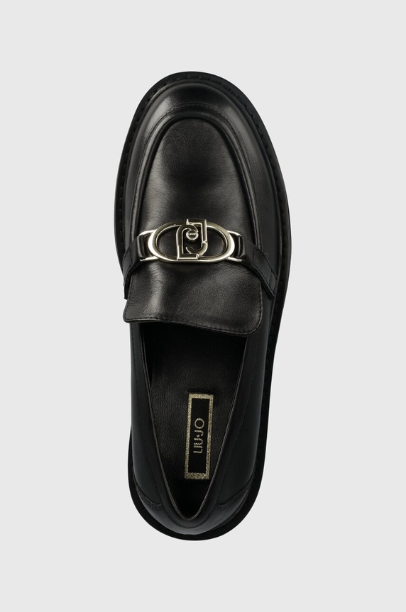 Liu Jo bőr mokaszin FORTY 01 fekete SA4049P010222222