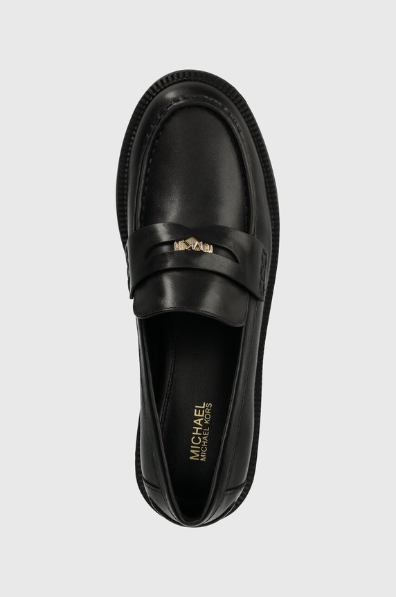 Δερμάτινα μοκασίνια MICHAEL Michael Kors Eden μαύρο 40R4EDMP1L.001