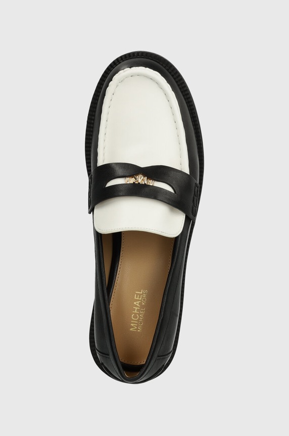 Δερμάτινα μοκασίνια MICHAEL Michael Kors Eden μαύρο 40R4EDMP1L.987