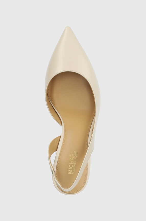 Δερμάτινες γόβες MICHAEL Michael Kors Alina μπεζ 40R4HNMP1L.289