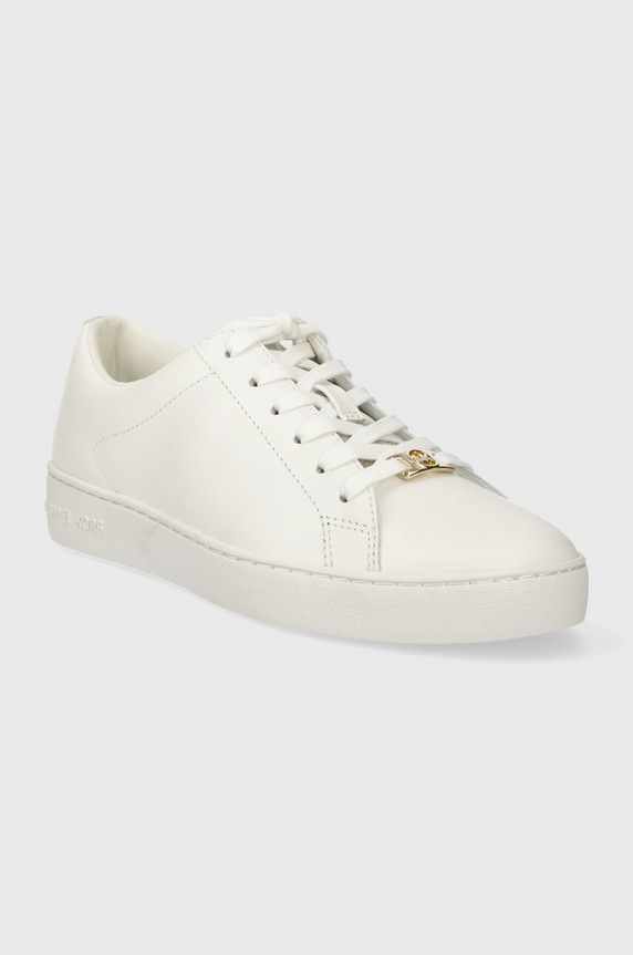 MICHAEL Michael Kors sneakersy skórzane Keaton 43R4KTFS2L.150 biały SS26