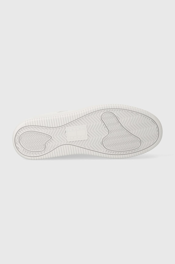Tommy Jeans sneakersy skórzane TJW RETRO BASKET ESS EN0EN02505 biały