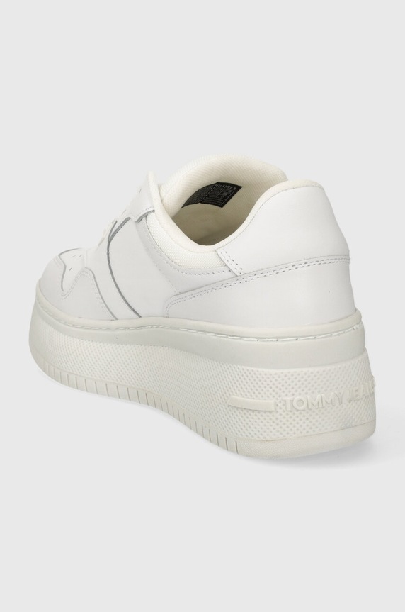 Παπούτσια Sneakers Tommy Jeans TJW RETRO BASKET FLATFORM ESS EN0EN02506 λευκό
