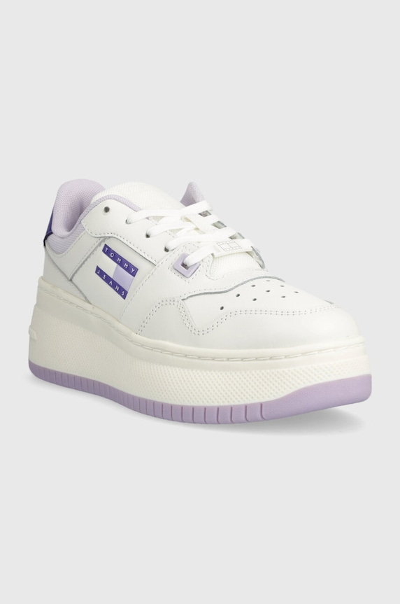 Tommy Jeans sneakers TJW RETRO BASKET FLATFORM ESS EN0EN02506 violet SS25
