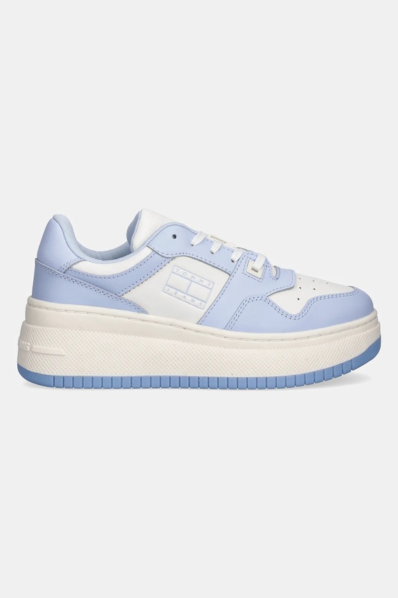 Tommy Jeans sneakersy TJW RETRO BASKET FLATFORM ESS EN0EN02506 niebieski SS25
