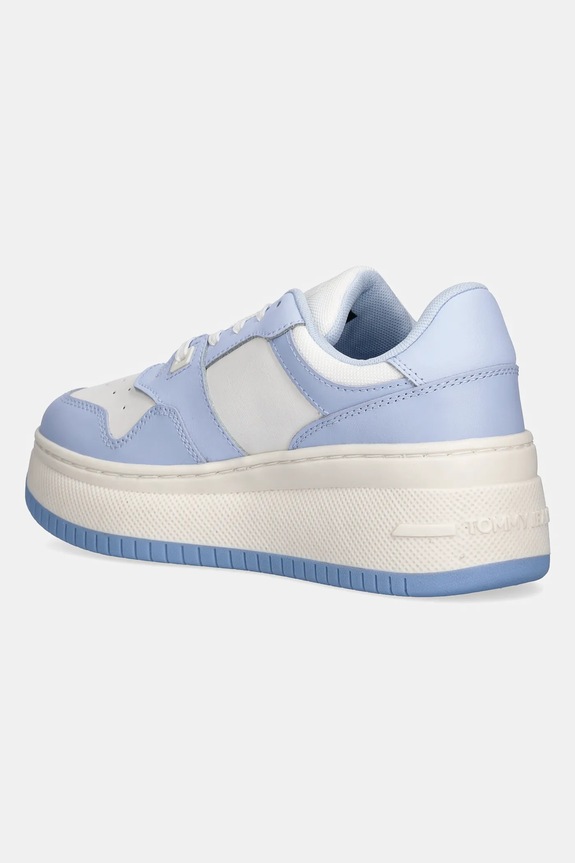 Obuwie Tommy Jeans sneakersy TJW RETRO BASKET FLATFORM ESS EN0EN02506 niebieski