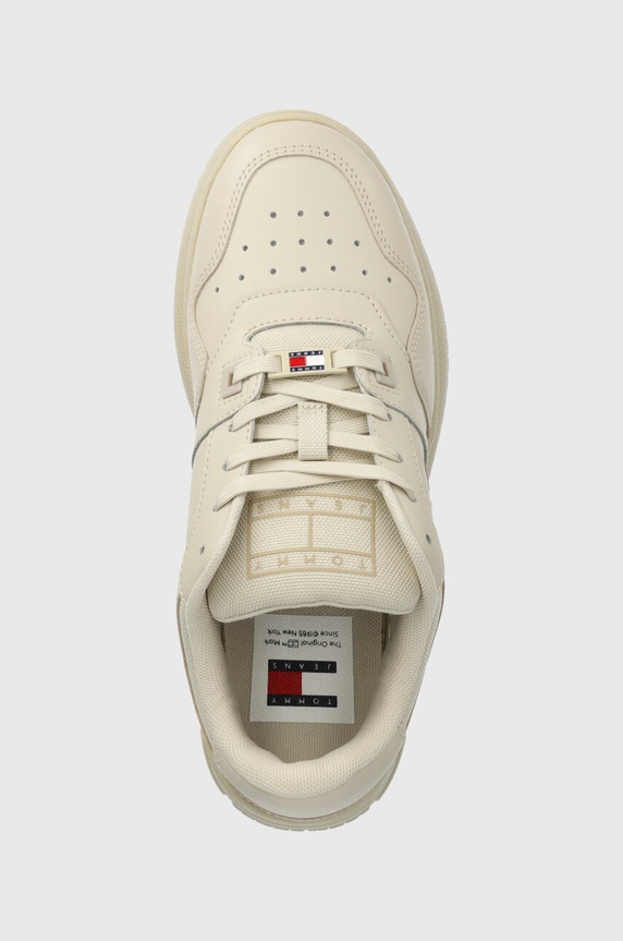 Tommy Jeans sneakers TJW RETRO BASKET FLATFORM ESS bej EN0EN02506
