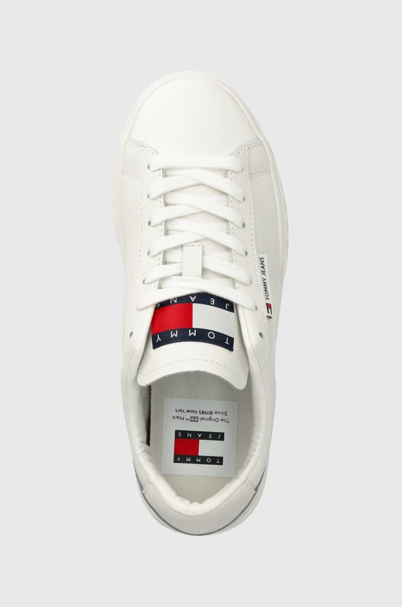 Tommy Jeans sneakers TJW CUPSOLE SNEAKER ESS alb EN0EN02508