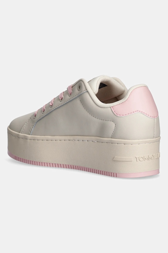 Obuća Kožne tenisice Tommy Jeans TJW FLATFORM ESS EN0EN02518 bež