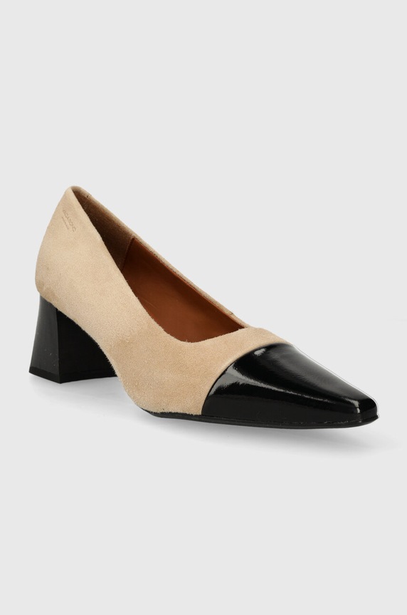 Salonke od brušene kože Vagabond Shoemakers ALTEA 5740.113.95 bež SS24