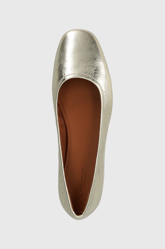Vagabond Shoemakers baleriny skórzane JOLIN złoty 5508.083.81