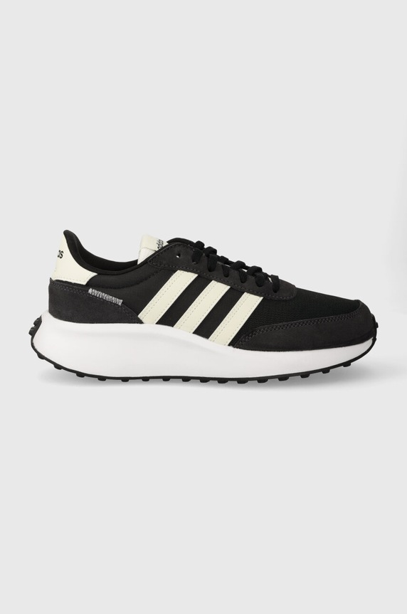 adidas sportcipő RUN 70s velúr bőr fekete GW5609