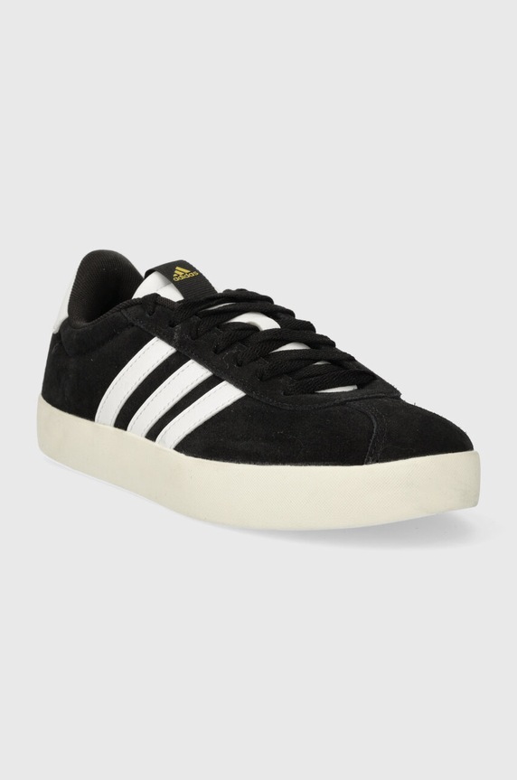 Kožené tenisky adidas Vl Court ID6279 čierna SS25