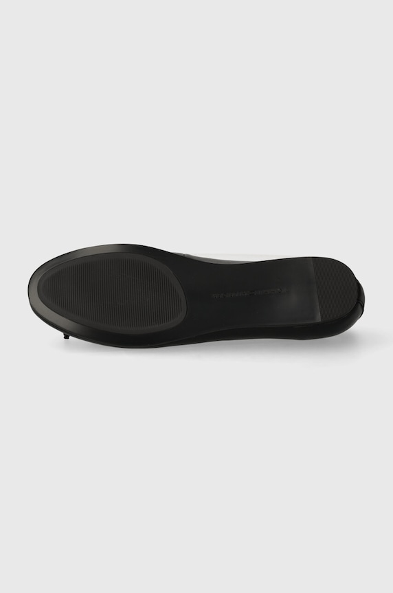 Tommy Hilfiger baleriny skórzane ESSENTIAL LEATHER BALLERINA FW0FW07768 czarny