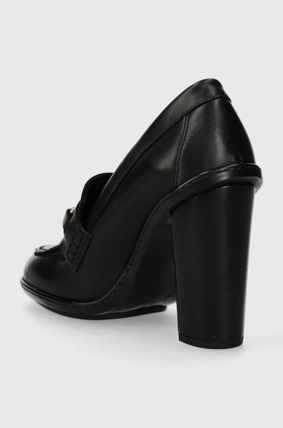 Obuća Kožne salonke Tommy Hilfiger TH HARDWARE BLOCKY PUMP FW0FW07767 crna