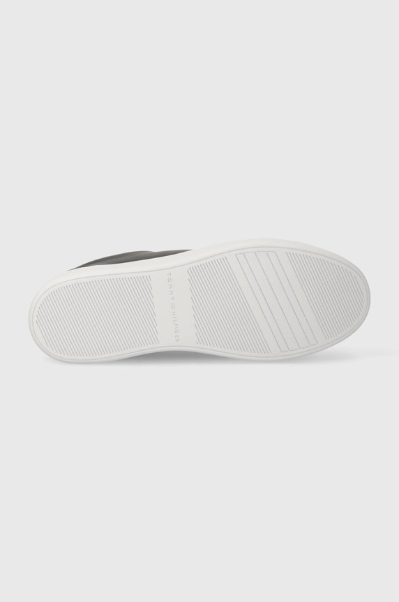 Tommy Hilfiger sneakersy skórzane ESSENTIAL COURT SNEAKER FW0FW07686 czarny