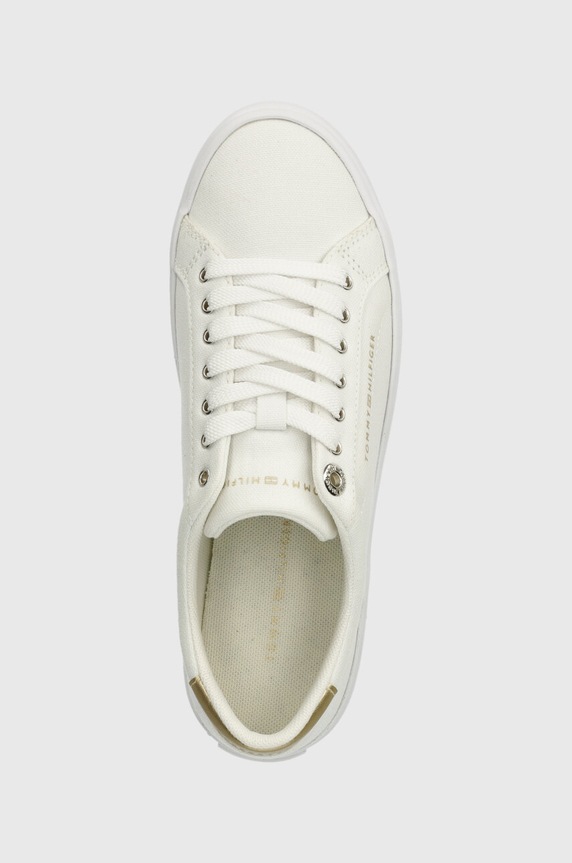 Tommy Hilfiger tenisówki ESSENTIAL VULC CANVAS SNEAKER biały FW0FW07682