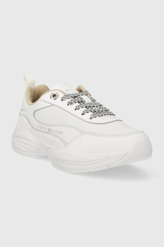 Tommy Hilfiger sneakersy CHUNKY RUNNER FW0FW07708 biały SS24