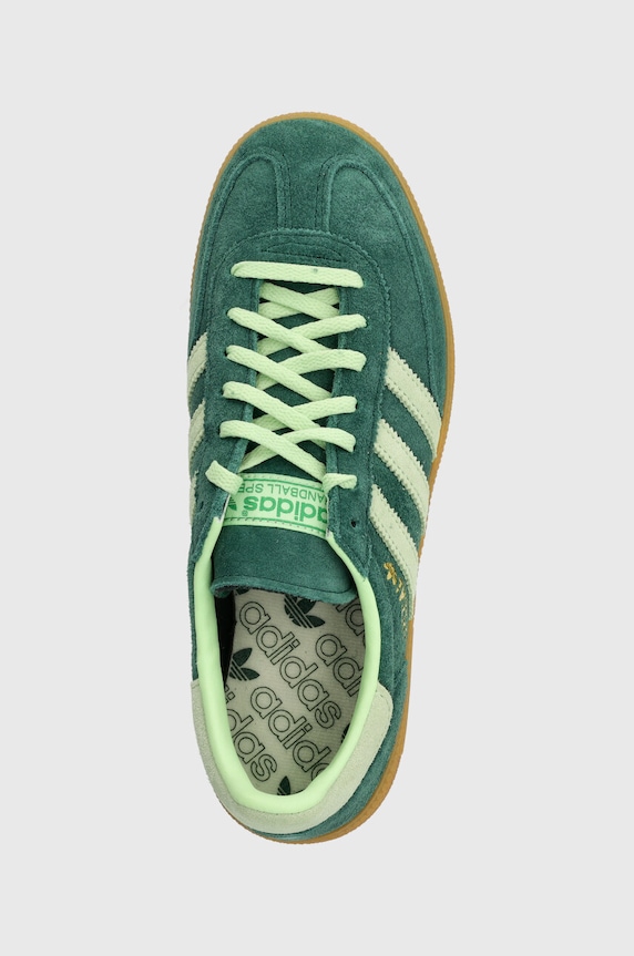 Semišové tenisky adidas Originals Handball Spezial zelená IE5896