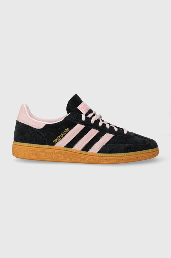 Semišové tenisky adidas Originals Handball Spezial plochá černá IE5897