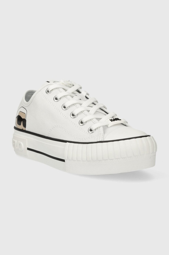 Karl Lagerfeld tenisówki KAMPUS MAX KL60410N.911 biały SS24