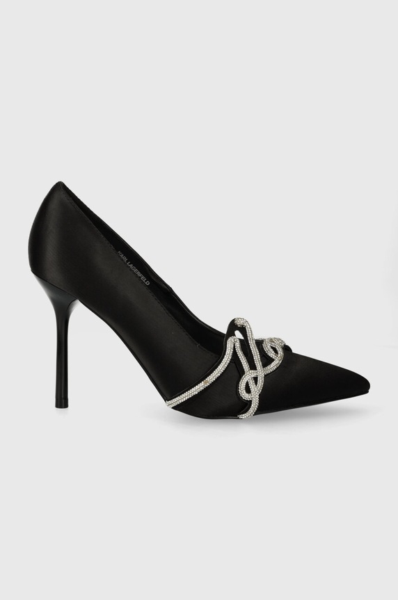 Lodičky Karl Lagerfeld SARABANDE jehličkový černá KL30919F.S00