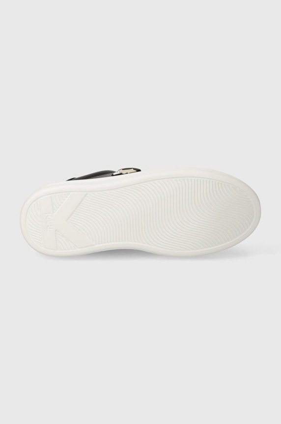 Usnjene superge Karl Lagerfeld KAPRI KL62530N.000 črna