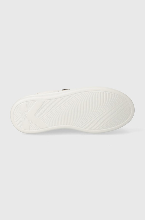 Usnjene superge Karl Lagerfeld KAPRI KL62530N.01S bela