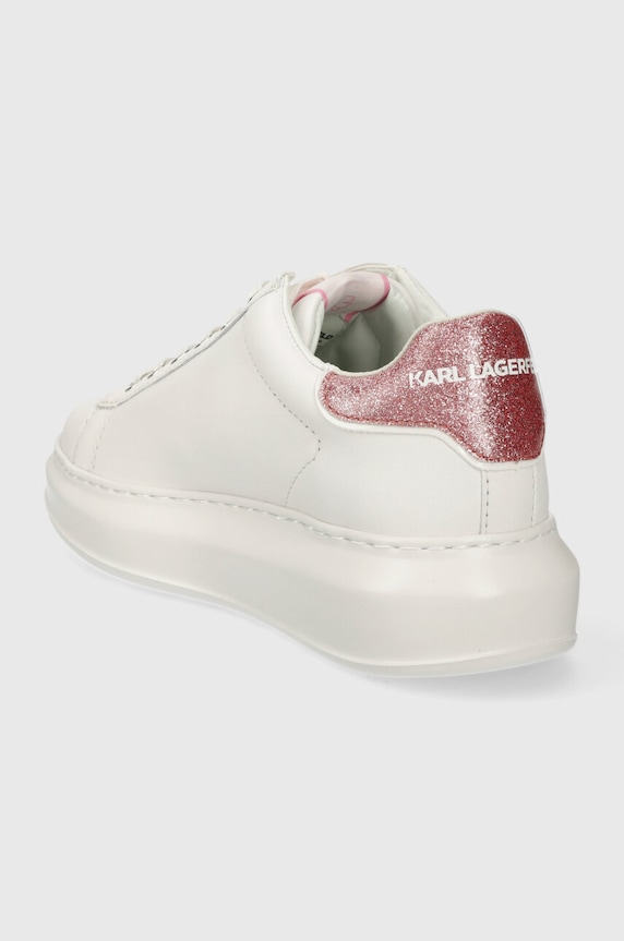 Obuv Kožené tenisky Karl Lagerfeld KAPRI KL62530N.01P biela