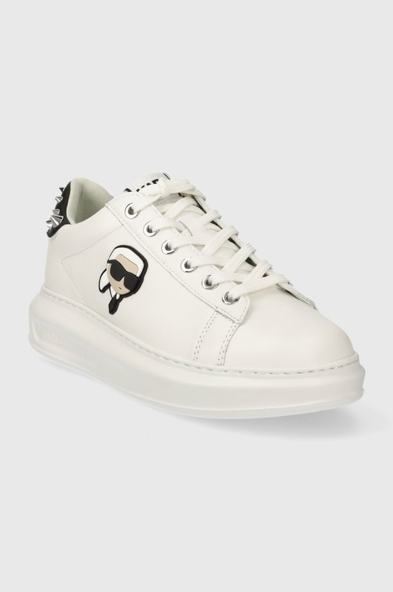 Кожени маратонки Karl Lagerfeld KAPRI KL62529N.011 бял SS24