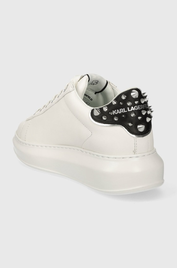 Обувки Кожени маратонки Karl Lagerfeld KAPRI KL62529N.011 бял