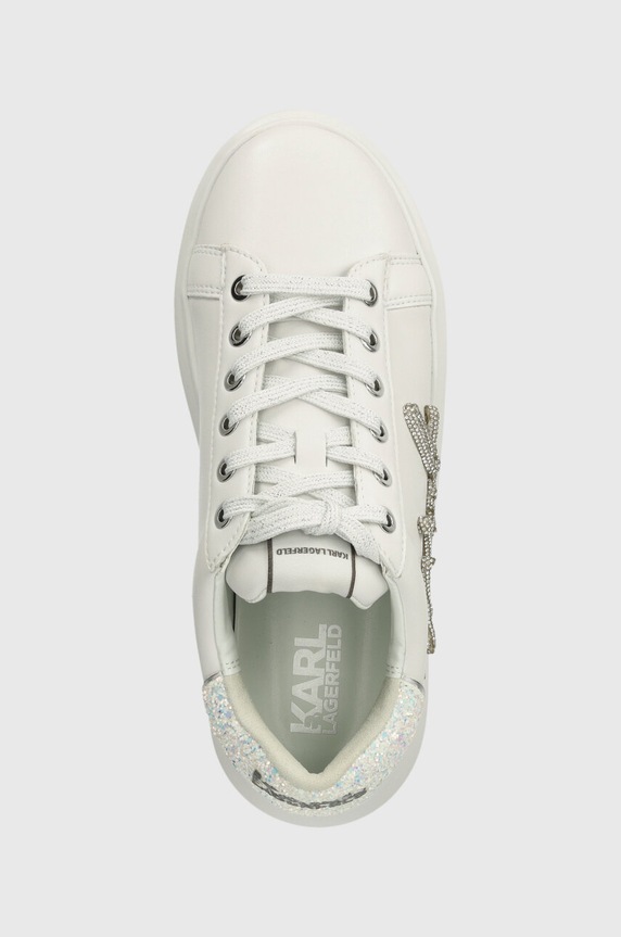 Karl Lagerfeld bőr sportcipő KAPRI fehér KL62510G.01S